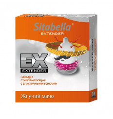 Стимулирующая насадка Sitabella Extender  Жгучий мачо