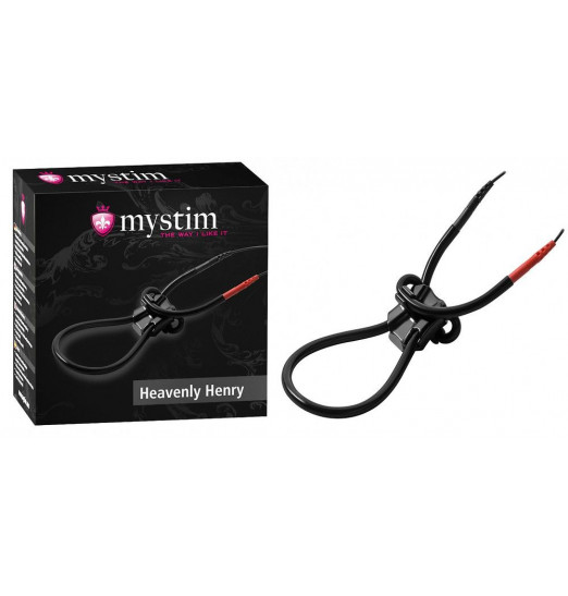 Эрекционное лассо для электростимуляции HEAVENLY HENRY