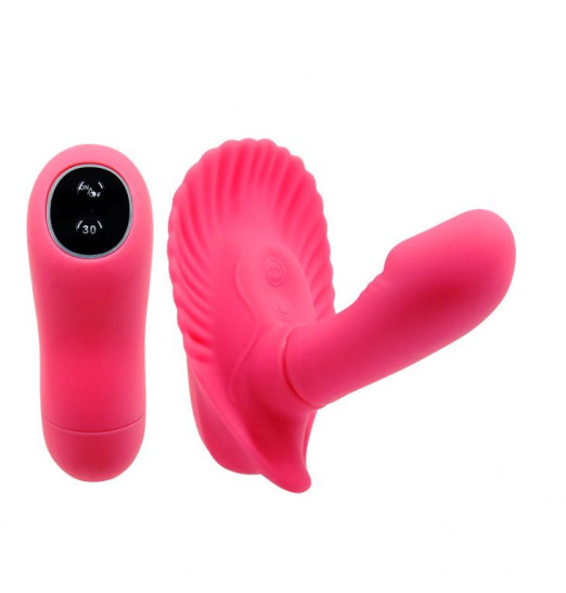 Клиторальный стимулятор с вагинальной пробкой Fancy Clamshell Клиторальный стимулятор с вагинальной пробкой Fancy Clamshell