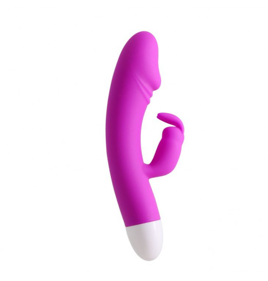 Силиконовый перезаряжаемый вибратор Will - 18 см.