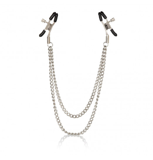 Зажимы на соски с цепочкой Tiered Nipple Clamps Зажимы на соски с цепочкой Tiered Nipple Clamps
