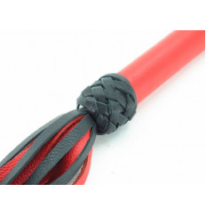 Черно-красная плеть с красной ручкой  Турецкие головы  - 57 см.