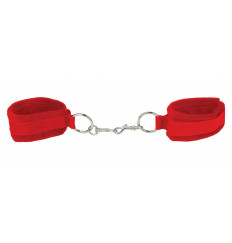 Красные наручники Velcro Cuffs Red