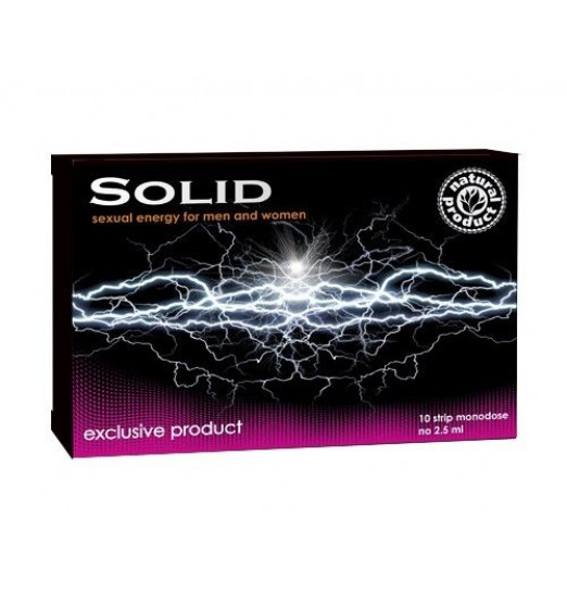Возбуждающие капли унисекс Solid - 10 монодоз (2,5 мл.)