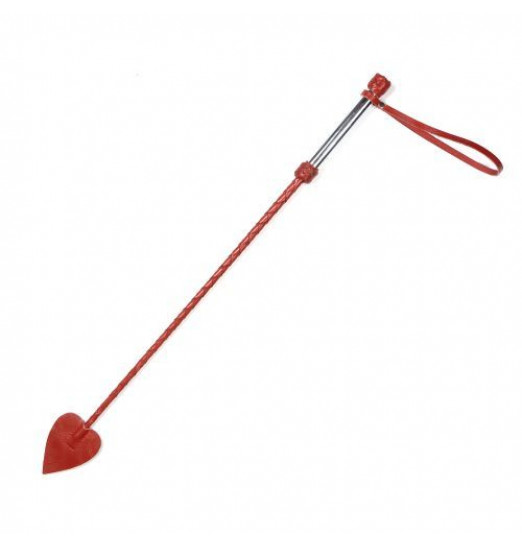 Красный стек с металлической рукоятью и наконечником-стрелой - 70 см.