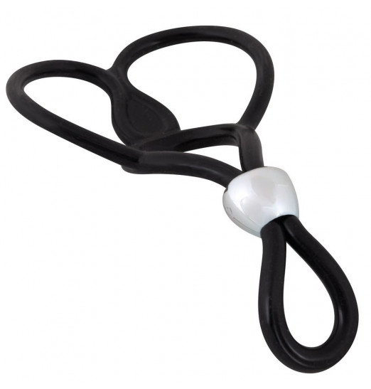 Лассо с подхватом мошонки Triple Ball-und Cockring