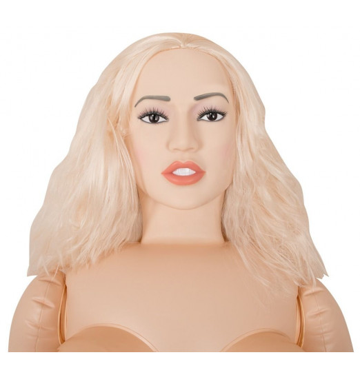 Надувная секс-кукла с анатомическим лицом и конечностями Juicy Jill