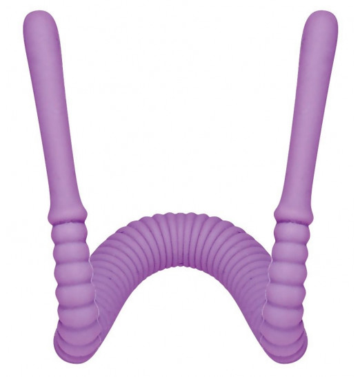 Фиолетовый гибкий фаллоимитатор Intimate Spreader для G-стимуляции Фиолетовый гибкий фаллоимитатор Intimate Spreader для G-стимуляции