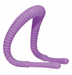 Фиолетовый гибкий фаллоимитатор Intimate Spreader для G-стимуляции