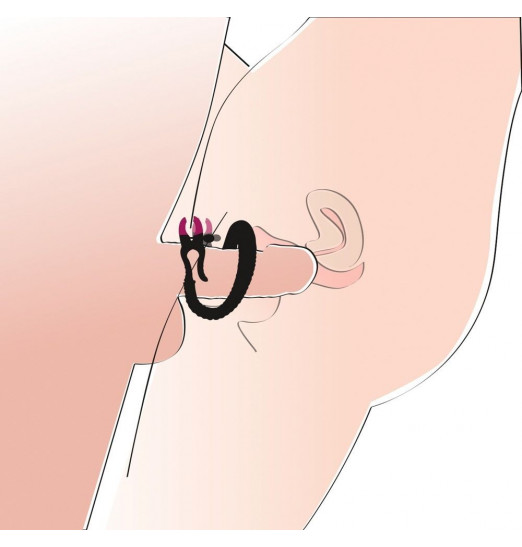 Зажим на половые губы с гибкой перемычкой для G-стимуляции