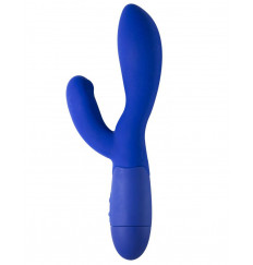 Синий вибратор The Princess and the Pea Blueberry dreams  - 20,5 см.