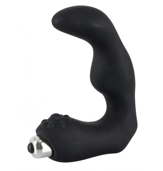 Чёрный вибростимулятор простаты Rebel