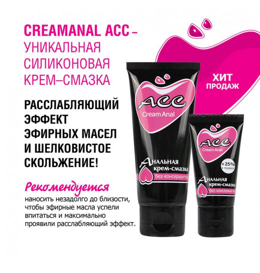 Анальная крем-смазка Creamanal АСС - 25 гр. Анальная крем-смазка Creamanal АСС - 25 гр.