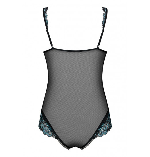 Полупрозрачный тедди Amanta с кружевным узором по бокам