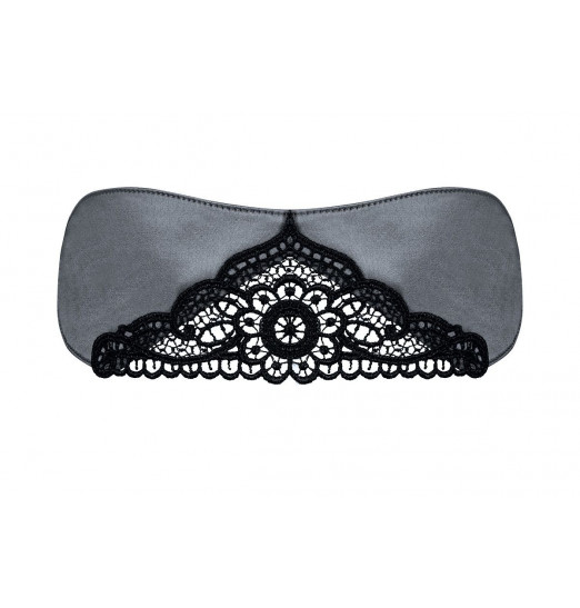 Маска Satinia с кружевной вставкой по центру