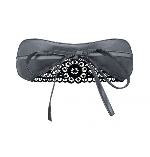 Маска Satinia с кружевной вставкой по центру