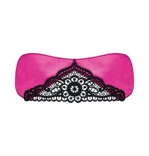 Маска Satinia с кружевной вставкой по центру