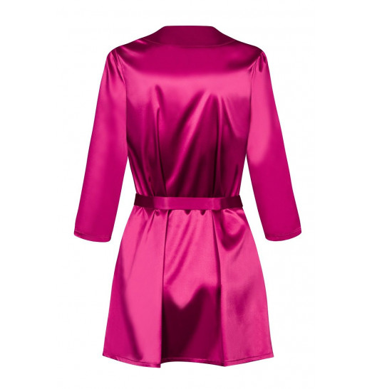 Халатик Satinia с кружевными вставками на рукавах Халатик Satinia с кружевными вставками на рукавах