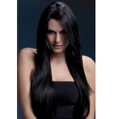 Темноволосый парик с косой чёлкой Amber