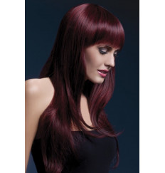 Бордовый парик Sienna