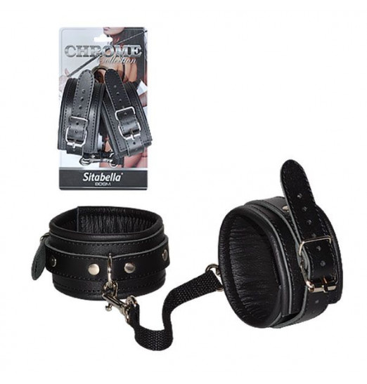 Кожаные оковы Sitabella Chrome Collection