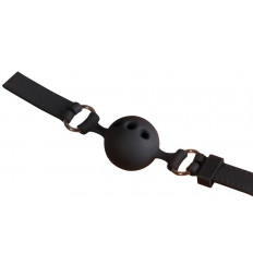 Малый силиконовый кляп-шар на ремешках