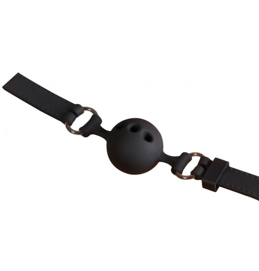 Малый силиконовый кляп-шар на ремешках Малый силиконовый кляп-шар на ремешках