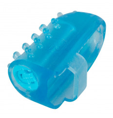 Голубая насадка на палец с вибрацией One-time Finger Vibrator