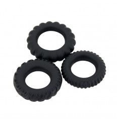 Набор Titan из 3 эрекционных колец, имитирующих автомобильные шины