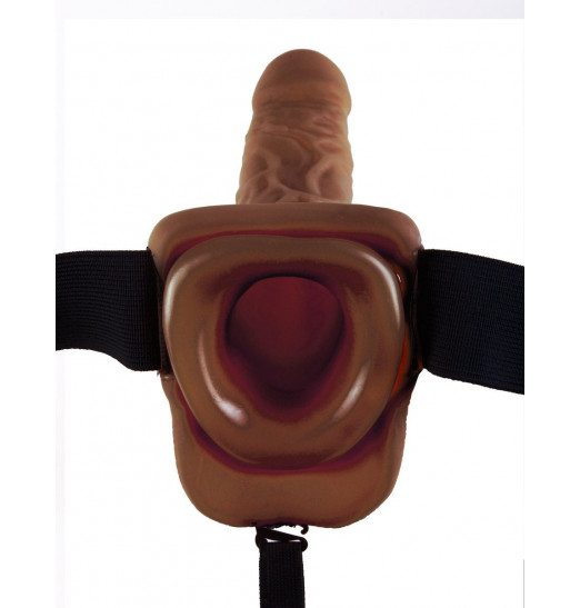 Полый мужской фаллопротез Hollow Strap-On with Balls - 24 см. Полый мужской фаллопротез Hollow Strap-On with Balls - 24 см.