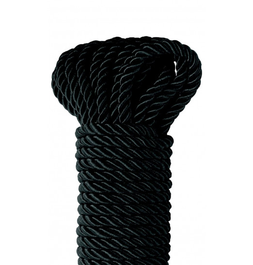 Черная веревка для фиксации Deluxe Silky Rope - 9,75 м.