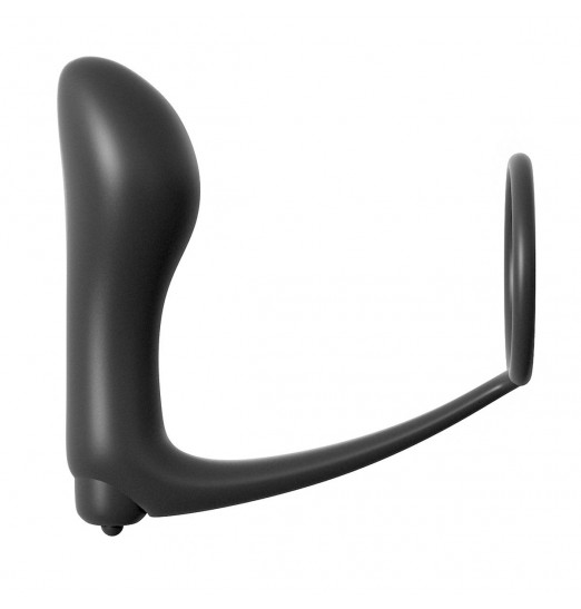Анальная пробка с вибрацией с эрекционным кольцом Ass-Gasm Cockring Vibrating Plug Анальная пробка с вибрацией с эрекционным кольцом Ass-Gasm Cockring Vibrating Plug