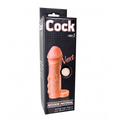 Фаллоудлинитель с кольцом COCK size S - 13,5 см.