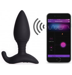 Малая анальная пробка со смарт-приложением и подключением к чатам вебкам Lovense Hush