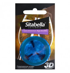 Насадка стимулирующая Sitabella 3D  Шампанское торжество  с ароматом шампанского