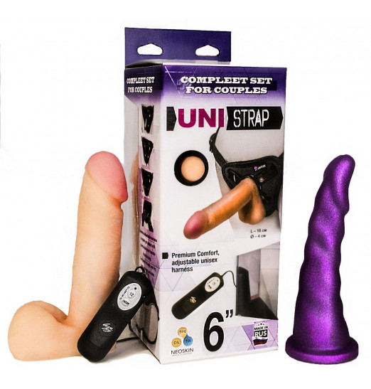 Вибрострапон с двумя насадками UniStrap - 18 и 18 см.