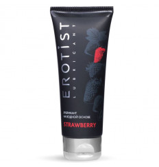 Увлажняющая смазка на водной основе с ароматом клубники Srtawberry - 100 мл.