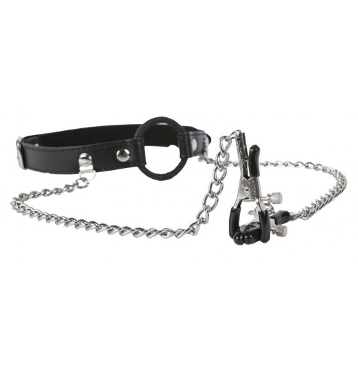 Расширитель рта с зажимами для сосков