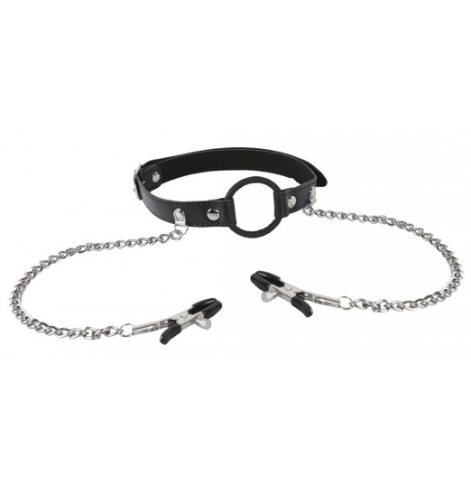 Расширитель рта с зажимами для сосков