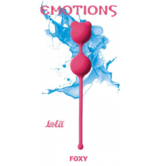 Розовые вагинальные шарики Emotions Foxy