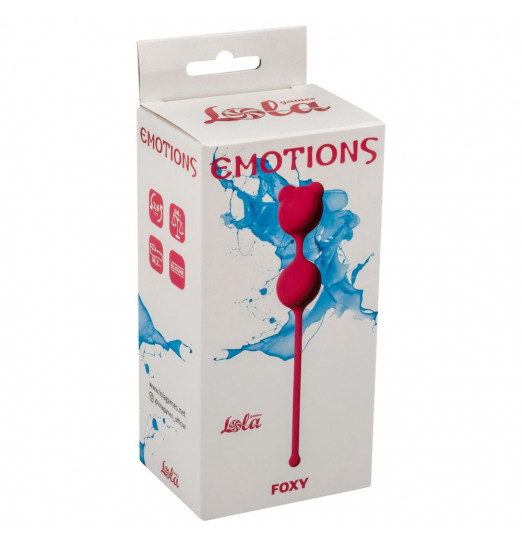 Розовые вагинальные шарики Emotions Foxy