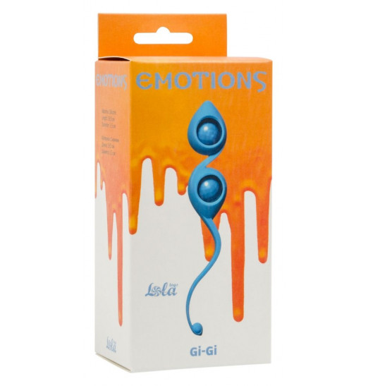 Голубые вагинальные шарики Emotions Gi-Gi