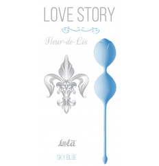 Голубые вагинальные шарики Fleur-de-lisa