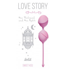 Розовые вагинальные шарики One Thousand and One Nights