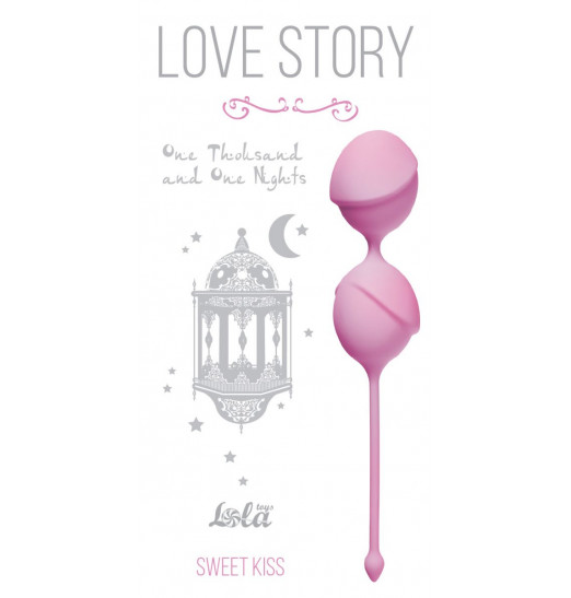 Розовые вагинальные шарики One Thousand and One Nights