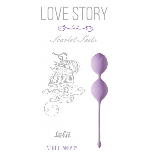 Сиреневые вагинальные шарики Scarlet Sails Сиреневые вагинальные шарики Scarlet Sails