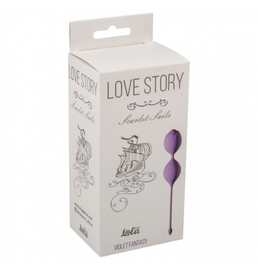 Сиреневые вагинальные шарики Scarlet Sails Сиреневые вагинальные шарики Scarlet Sails