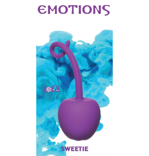 Фиолетовый стимулятор-вишенка со смещенным центром тяжести Emotions Sweetie