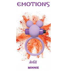 Сиреневое эрекционное виброколечко Emotions Minnie