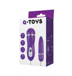 Фиолетовое виброяйцо с выносным пультом управления